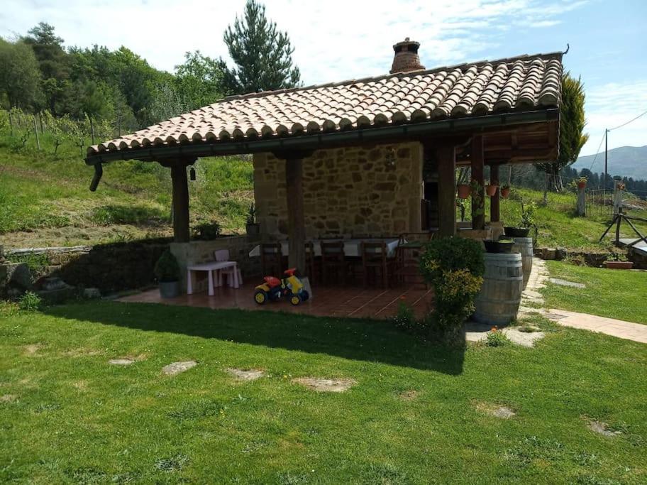 Caserio Vasco Con Piscina Y Barbacoa Orozko Luaran gambar