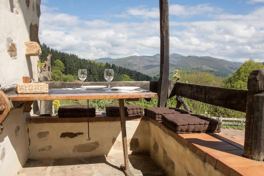 Caserio Vasco Con Piscina Y Barbacoa Orozko Luaran gambar