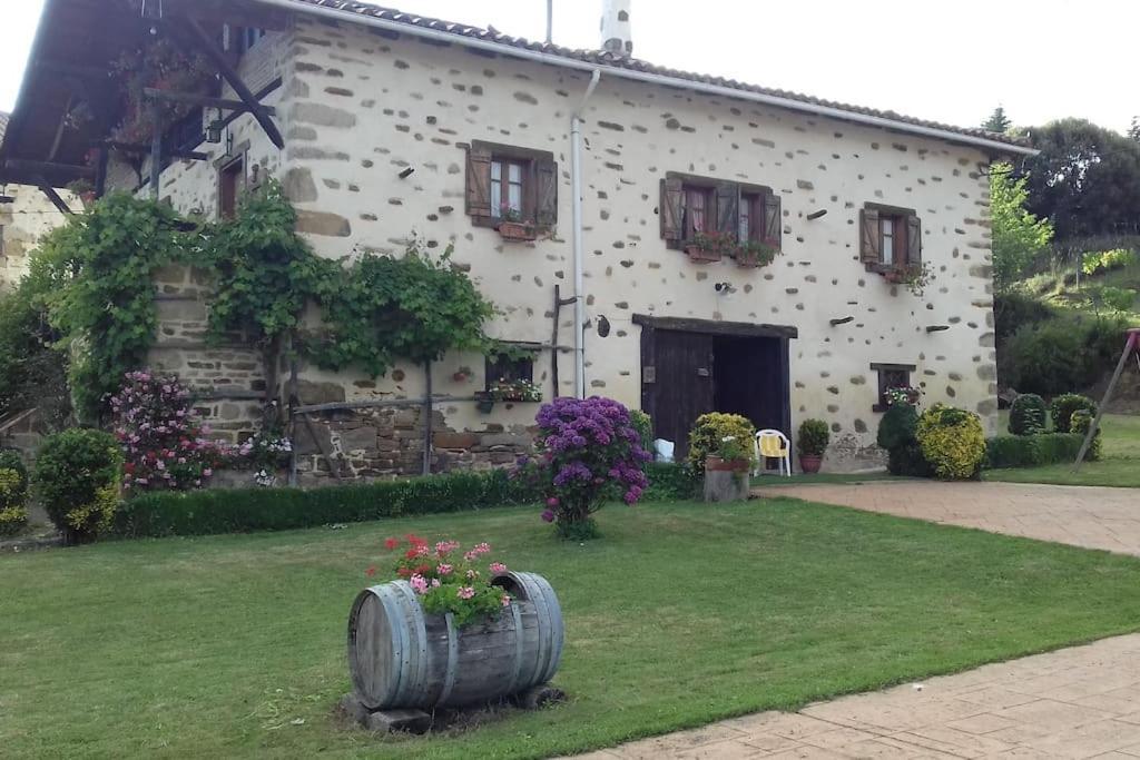 Caserio Vasco Con Piscina Y Barbacoa Orozko Luaran gambar